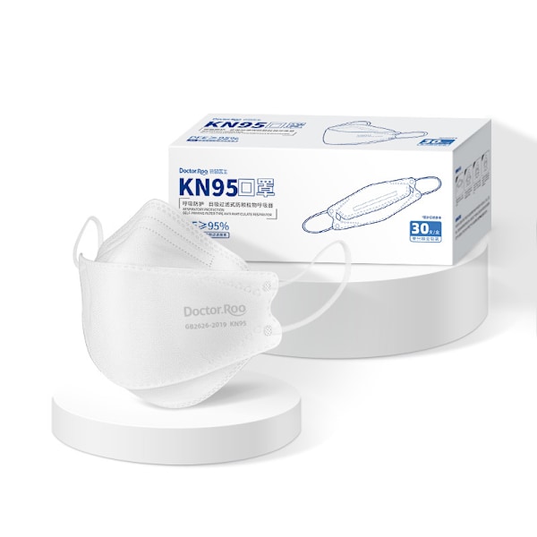 Elough FFP2 Munskydd CE KN95 Mask Godkänd Hygienisk Färg Respiratorfilter Mask FFP2mask Återanvändbar FFP3 Fiskmask