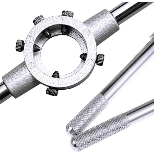 Pyöreä Tap Die -pidike Vasen Kierto Tapille Langankäsittelyyn ja Käsikierteytykseen Koneenrakennuksessa 25*9mm