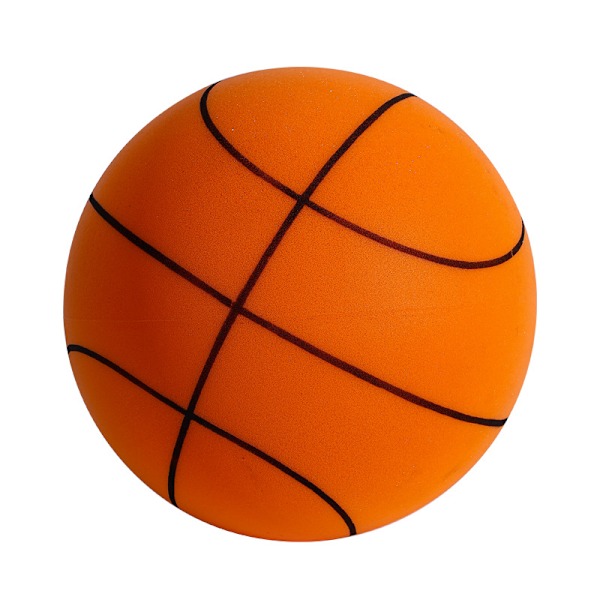 Handleshh Tyst Basketboll - Högkvalitativa material, tyst mjuk skumball, tränings- och tävlingshjälpmedel Orange 18cm