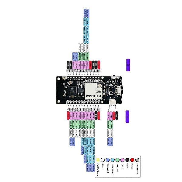 Uusi 1,9 tuuman TFT-värinäyttö ESP32-R8 -moduuli SX1262-siru LoRaWAN-protokolla Bluetooth WiFi 915 MHz
