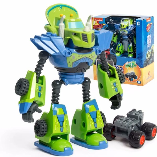 Flamme Monster Maskine Anime Karakter Tegneserie Deformeret Bil Action Figur Model Børnelegetøj Børnefødselsdagsgave - Action Figur