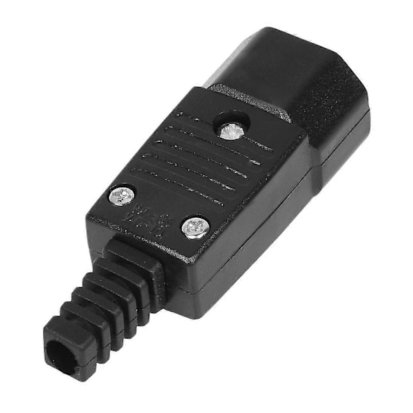 5-pack IEC 320 C14 Strömadapterkabelkontakt, omkopplingsbar, 3-polig hane