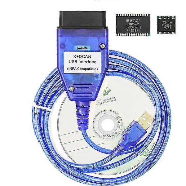 For K+Can Ft232Rl Chip Med Switch Til Scanner Til K Dcan Usb Kabel Obd Obd2 Diagnostisk Interface