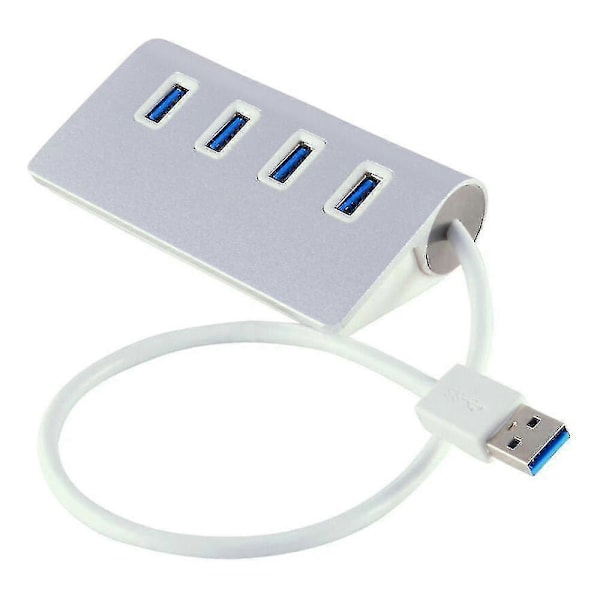 4-ports USB 3.0 Hub 5 Gbps Høyhastighets Adapterkabel for PC Bærbar PC