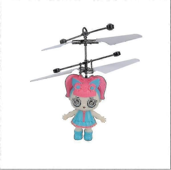 Leksak Induktionsflygplan Flygande Helikopter Hastighetsdrönare Leksaker Blå Cod Kk5555 Doraemon
