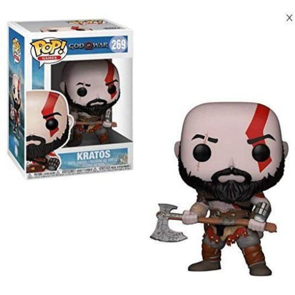 God of War - Kratos med øks samlefigur