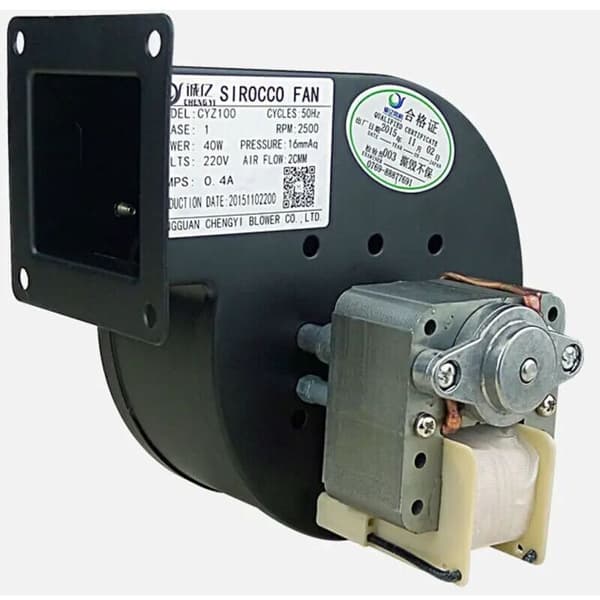 220V 40W ovnventilator, luftblæser, lille centrifugalventilator, centrifugalventilator, kedelventilator, kølepladeventilator