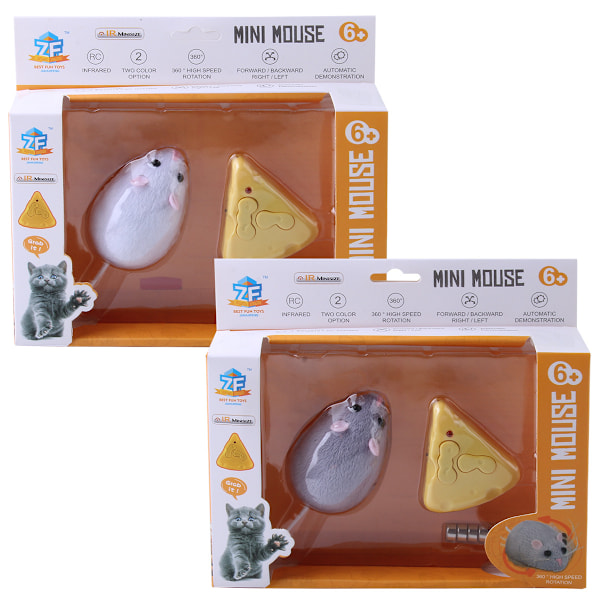 1-pack katt leksak, simulerad infraröd elektrisk fjärrstyrd musmodell, ny och unik mus trick leksak