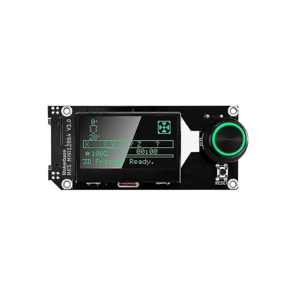 Til Mks Mini12864 V3 Display Skærm Lcd Smart Display Skærm 3d Printer Tilbehør Intelligent Con