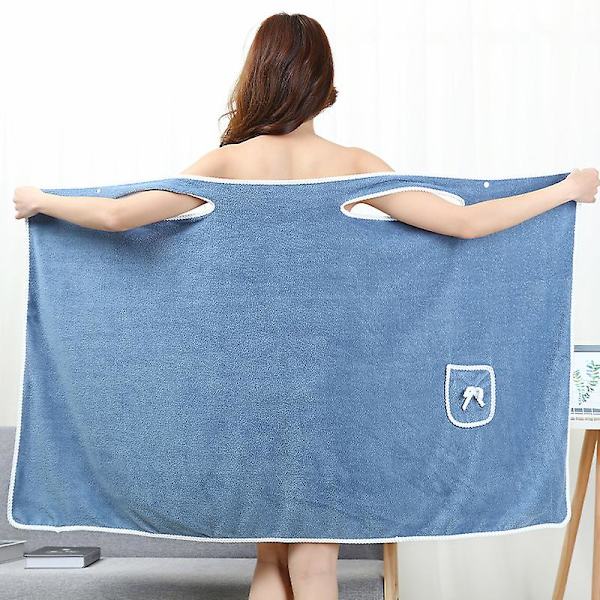 Badlakan för kvinnor, flickor, bärbar 140*85Cm, snabbtorkande badhandduk, strand, spa, badrock, tvättkläder, dusch, bad och gymhandduk