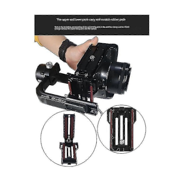 For Slr Vertikal Rask Monteringsplate Weebill S Mini Bi S Ruying Rsc2 Rs2 Stabilisator L-formet Montering
