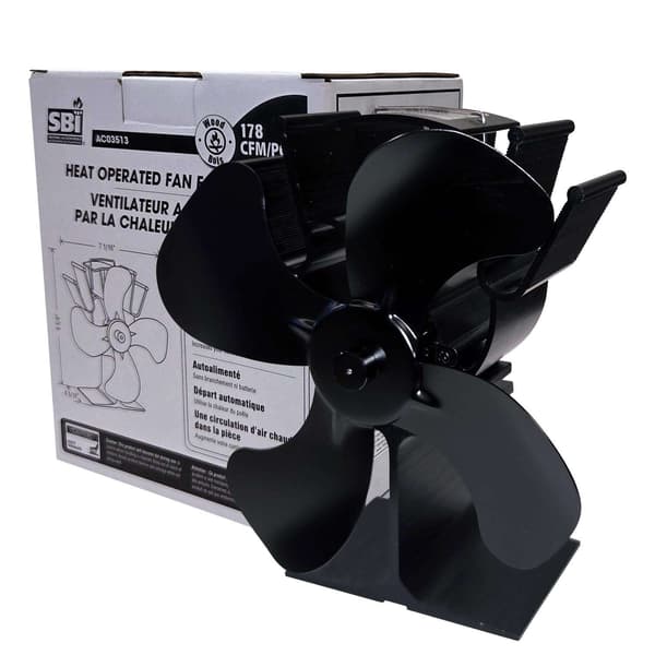 SuperFast Brændeovnsventilator - Patentanmeldt, Britisk-udviklet