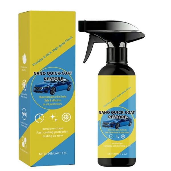 Nano Fast Coating Spray Bilinteriørpleie Væske Polering Flekkfjerner Auto Overflatevedlikeholdsspray A