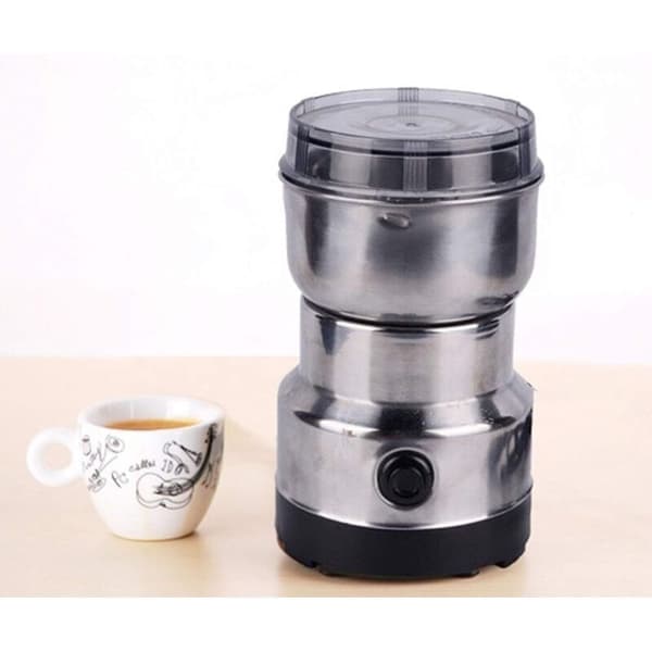 Multifunksjonell kaffekvern med rustfrie stålblader, egnet for kaffebønner, linfrø, pepper, krydder og mer