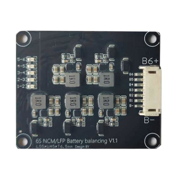 3S-6 Li-Ion Lipo Lifepo4 Batteri Aktiv Equalizer Balancer BMS 1.2A Balance Energioverførselskort