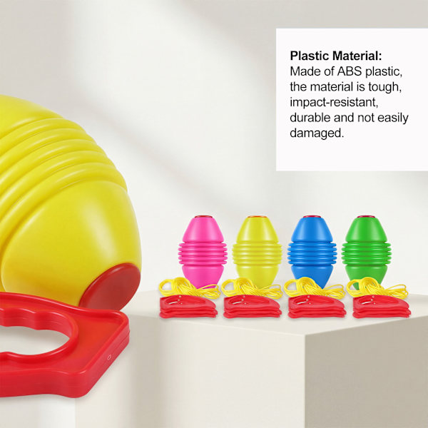 4-pack dragsträngshandbollsleksak för barn
