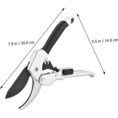 Bärbar trädgårdssekatör med ergonomisk vinkel för beskärning