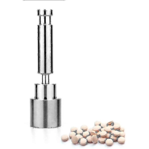 Manuell Tablettpress, Pill Press Machine Pill Tool Sockermaskin kompatibel med hemmabruk, 6 mm-10 mm-