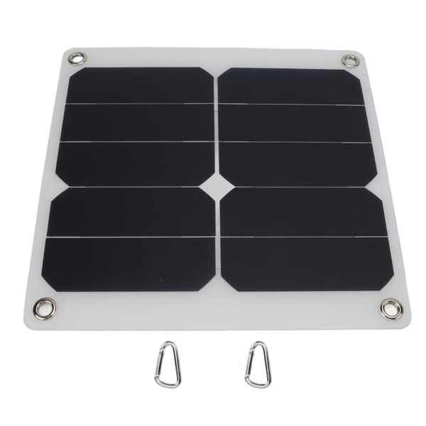 Solcellepanel 15W 5V Mini Bærbart Polykrystallinsk Semi Fleksibelt USB Solcellepanel Oplader Fotovoltaisk Modul