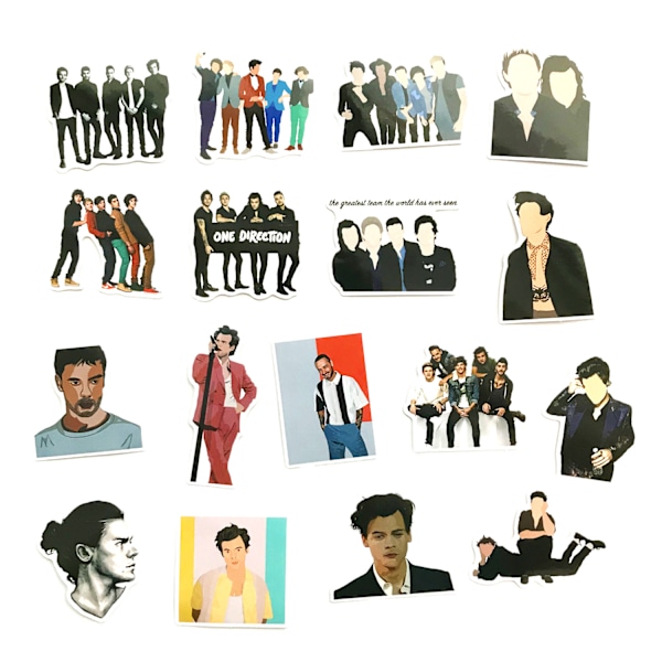 Singer British One Direction -yhtye OneDirection Harry Roll -matkatavarat Kannettava tietokone Autokypärätarra