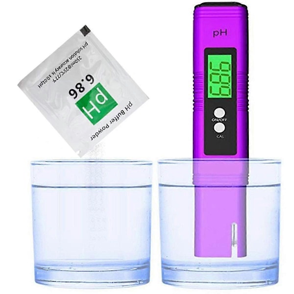 18 Pakker PH-Meter Bufferløsningspulver 6.86/4.00/9.18, PH-Kalibreringsløsningspulverpakker for Presis PH-Meter