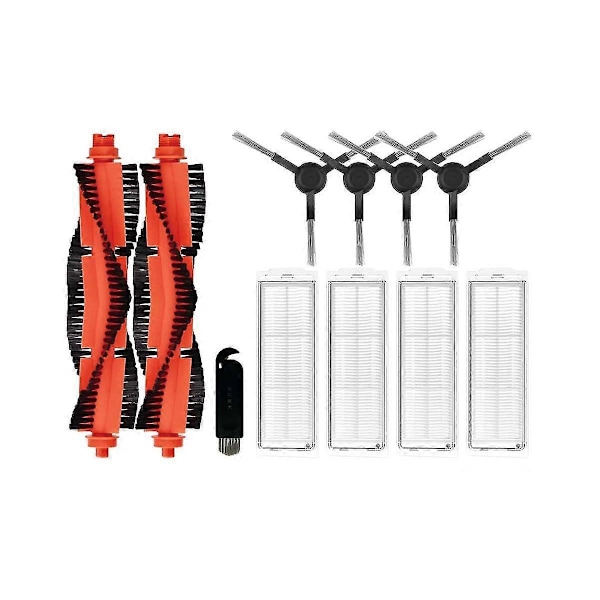 Ersättningsdelar till Mi Robot Vacuum Mop 2S / Mop P / Mop Pro / XMSTJQR2S / STYTJ02YM - Sidoborste, HEPA-filter