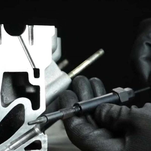 Autoreparationsværktøj. Værktøj til fjernelse af brudt gløderørselektrode.