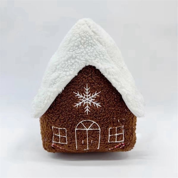 Plush Plyschkudde Pepparkakshus Leksaksplysch Heminredning Leksaker Barnens Jul