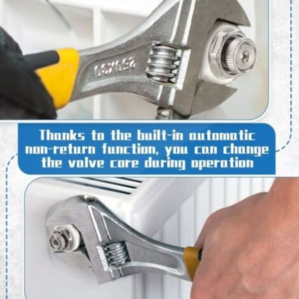 (3 stk) 1/2 tomme automatisk radiatorluftventil, automatisk avstengningsventil i messing for luftdrenering