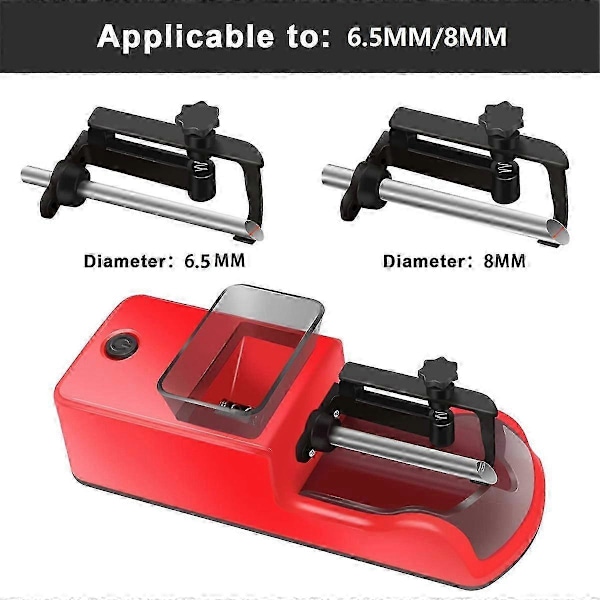 Automatisk Rullemaskin 8mm og 6.5mm Fyllingsmaskin Fullt Automatisk Tamper Bar Tilbehør EU P