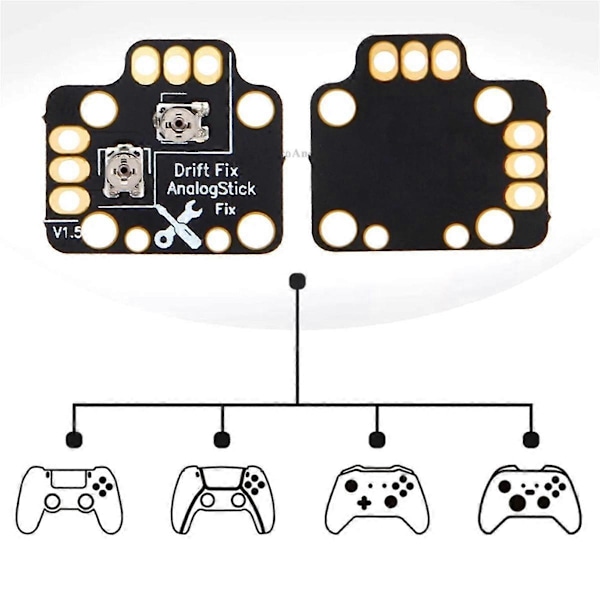 Gamepad Joystick Drift Reparationskort Kontroller Analog Tumspak Drift Fix Mod för One//S