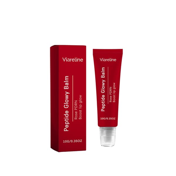 Peptide Glowy Lip Balm, Bärbar Återfuktande Läppvård