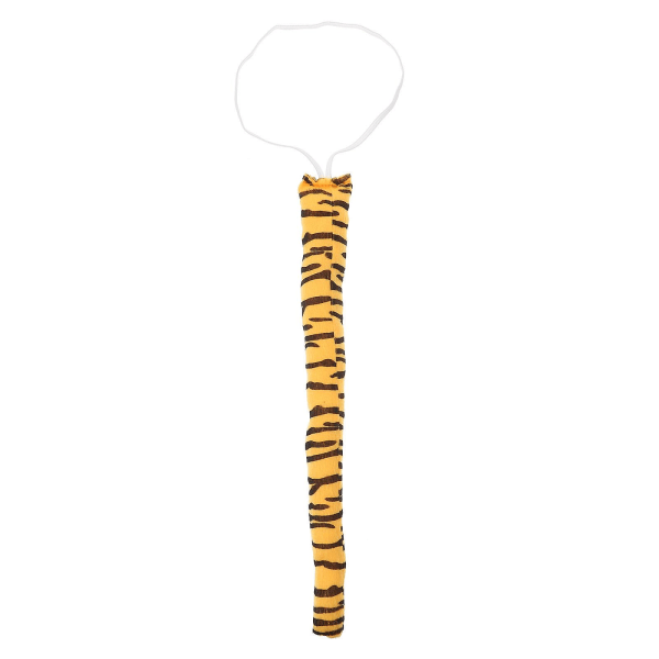Suloinen eläintarvike Tiger Tail Performance Hauska Halloween Tiger pukeutuminen Rekvisiitta Pehmo Tiger Tail Naamiaiset juhlatarvikkeet