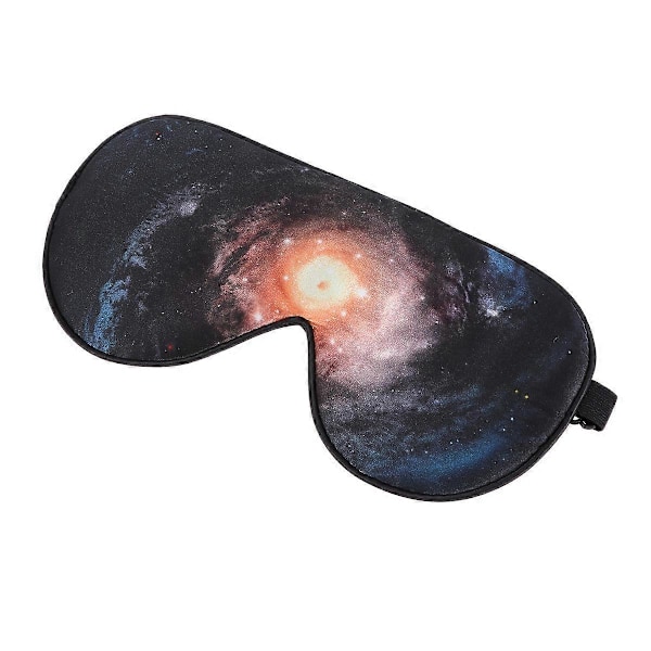 Stjärnklar Himmel Mönster Sovmask Kreativ Ögonmask Blindfold Skuggande Ögonlapp för Sömn Tupplur Resa
