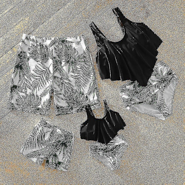 Nya Familjebaddräkter, Mamma-dotter Bikini Set
