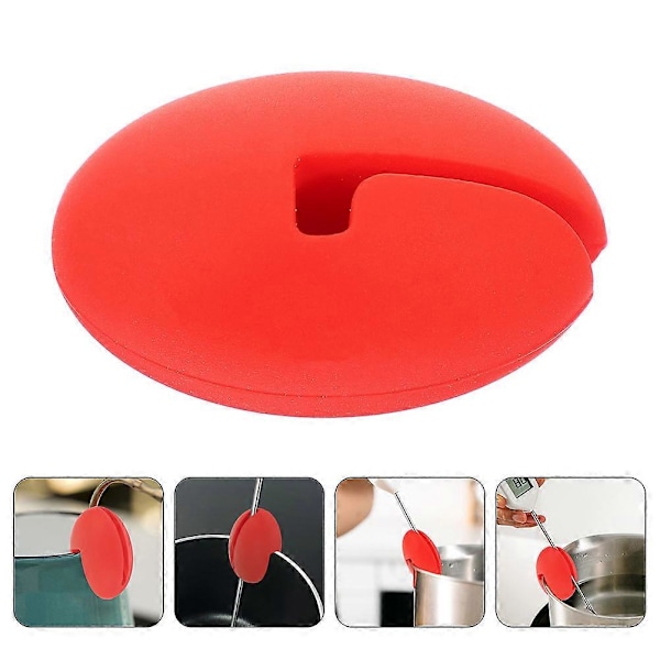 3 stk. Universell Silikon Gryteklips for Temperaturprobe Koke Gryte Side Termometer Klemme