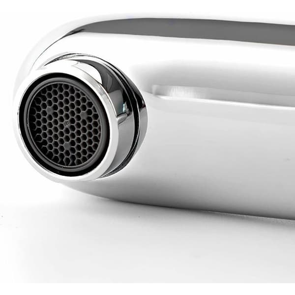 Sæt med 2 18 mm vandhaneluftere – Rustfrit stål – Integreret vandfilter – Vandbesparende til vask og køkken