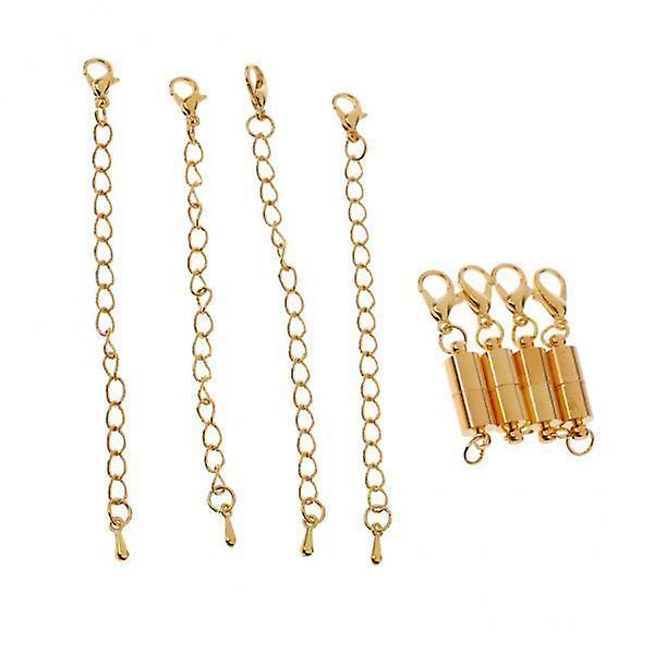 4x8 stk magnetiske låser Losbater lås forlenger kjede smykker å lage smykker