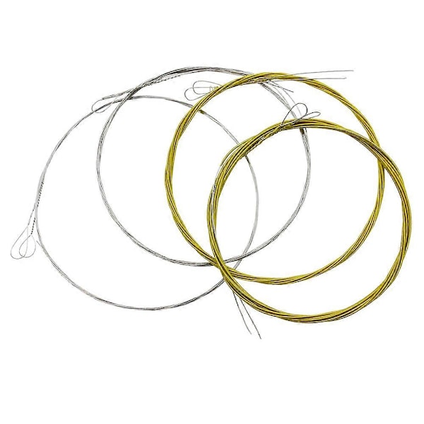 IRIN M101 Komplett Set Mandolinsträngar Bronslindade Rostfritt Stål Silver & Gyllene Färg (.010-.034)