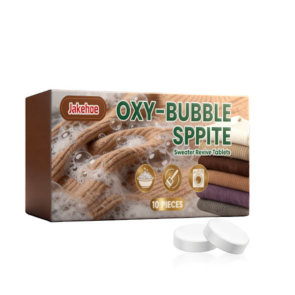 Oxy-Bubble Tröjåterupplivande Tabletter