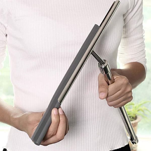 Teleskopisk bruseskraber med silikoneblad til badeværelse, køkken og bil.