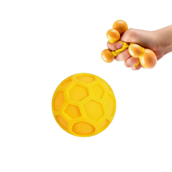Blød langsomt-rebound stressaflastningsbold, sødt bærbart klemme-fidgetlegetøj, blid helende squishy-bold til daglig fritid A