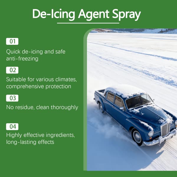 Afrimningsmiddel Spray, 100ml - Hurtig Sne- og Isfjerner til Biler