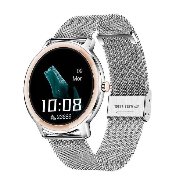 R18 Smart Watch Hjertefrekvens Blodtrykk Vanntett Søvndeteksjon Treningsarmbånd Dame Håndleddsklokke For Ios Android