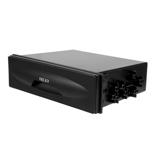 Universal Bilförvaringslåda -38 Enkelt lager Auto Enkelt Din Dash Radio Installationsficka-kit 177x5