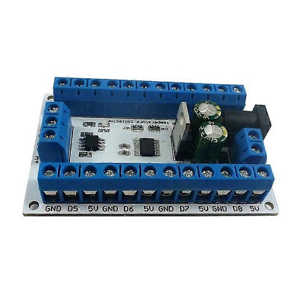 8-kanals DS18B20 RS485 Modbus RTU Temperaturstyrningssensor Fjärrdigitalmodul R4DCB08