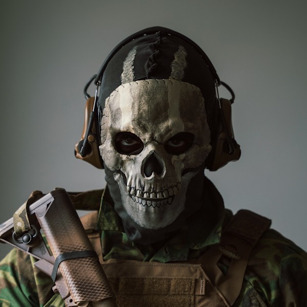 Call of Duty Ghosts Skull Maske Unisex Til Fans af Soda Games