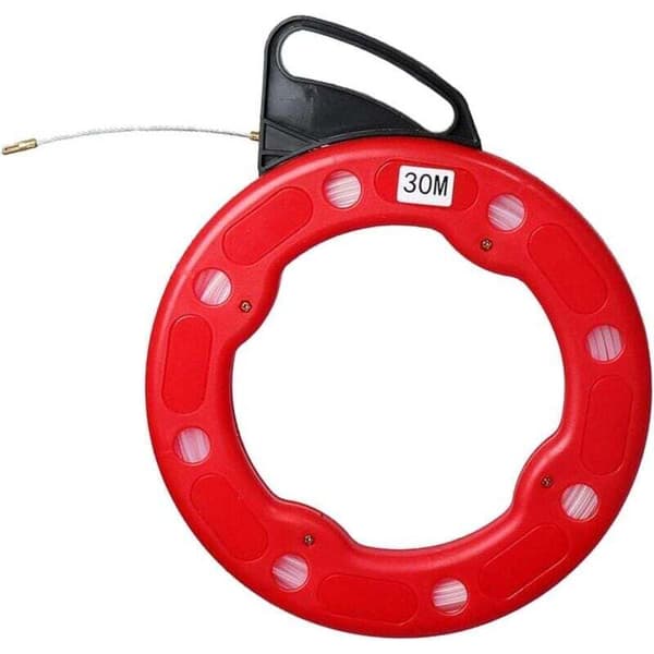 Elektrikerens trækfjeder, glasfiber trækfjeder, 4 mm diameter, 30M