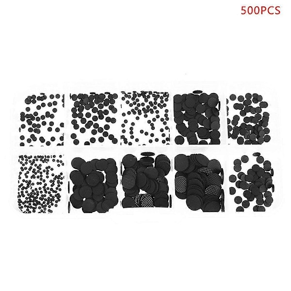 500 st/ask 1,5-8 mm Olika Storlekar Ledande Gummidynor Tangentbord Reparationskit för IR-Fjärrkontroll Ledande Gummi