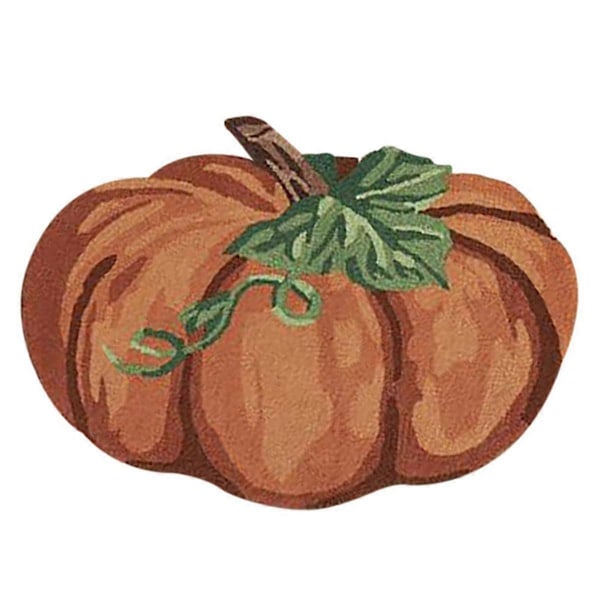 Thanksgiving Græskar Tæppe, Ikke-Vaskbar Velkomst Dørmåtte, Søde Efterårs Dørmåtter til Indendørs Udendørs Entré